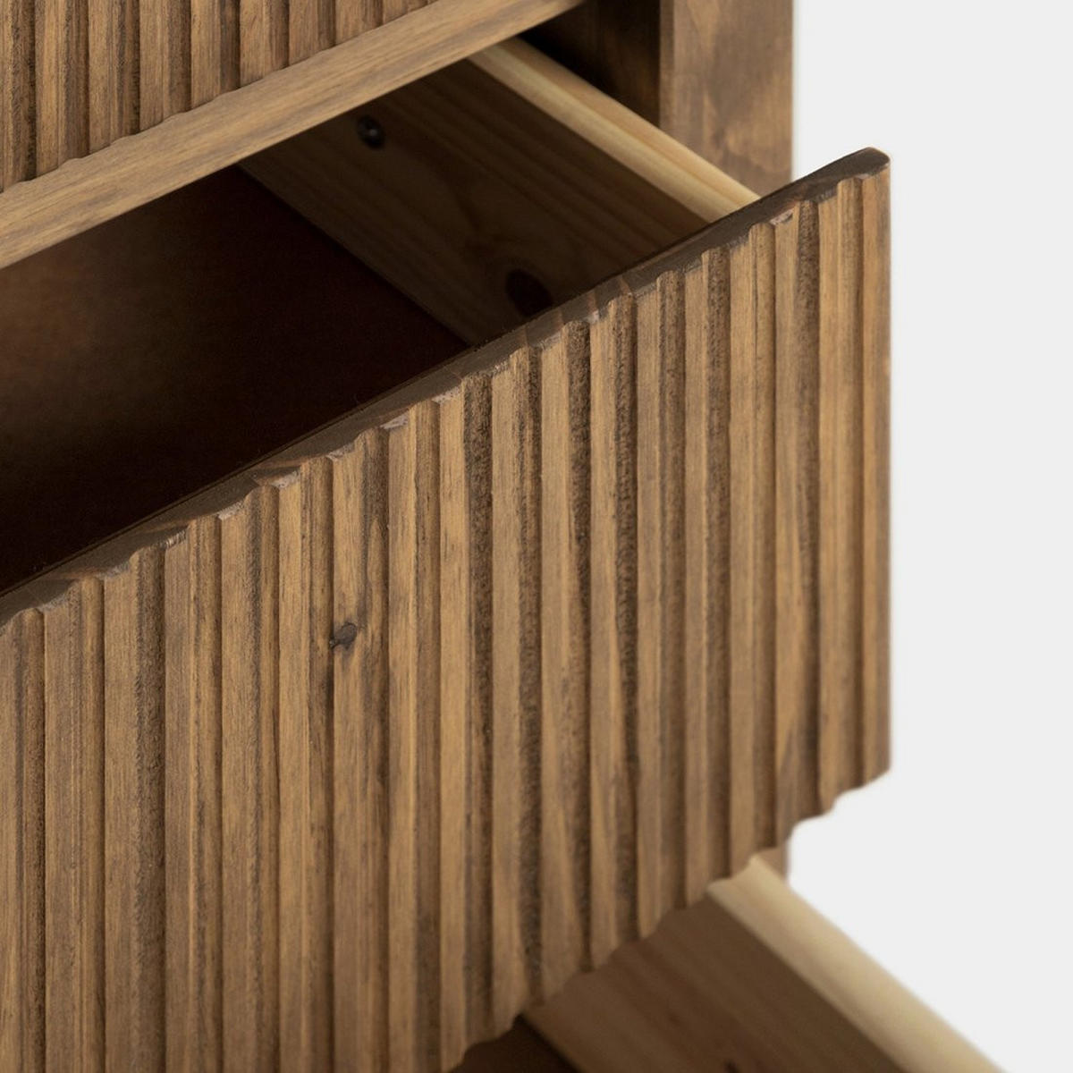 KOMMODE MIT SCHUBLADEN Hanne Natürlich 100 cm x 80 cm - Naturfarben, Holz (100/80/39cm) - Klast Home