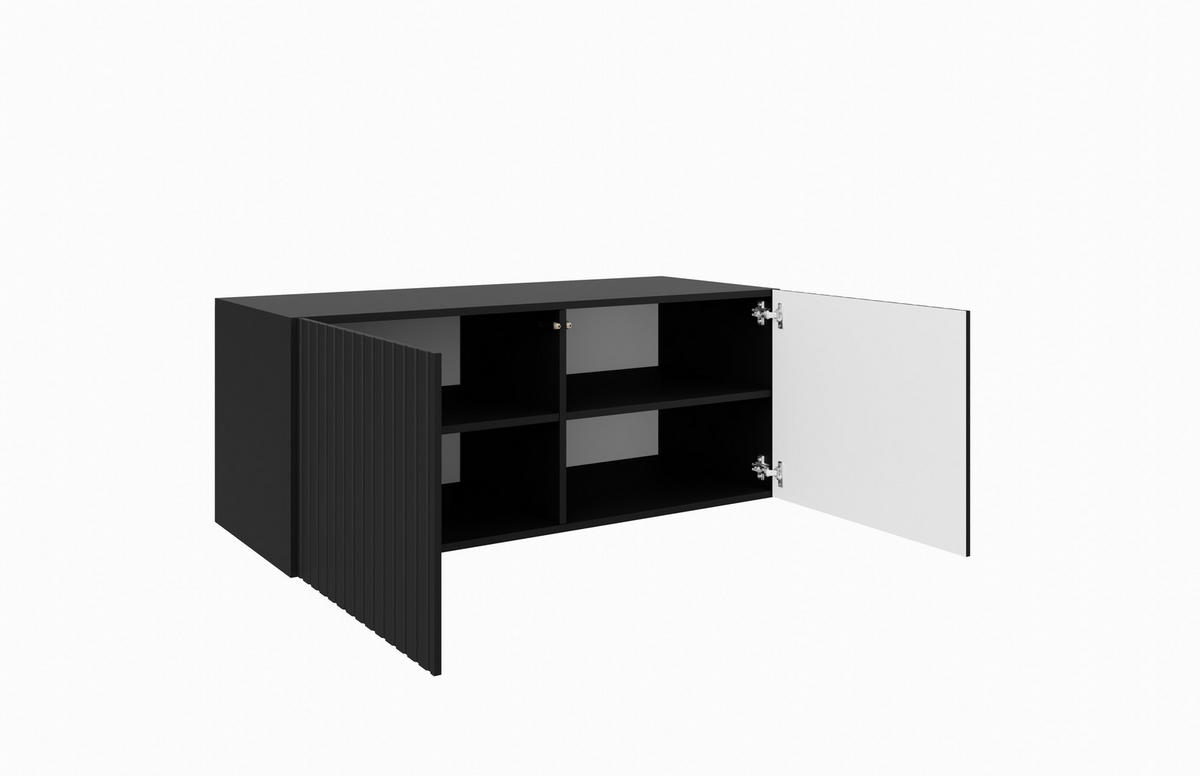 TV-SCHRANK MIO - Schwarz, Holzwerkstoff (100/41/40cm) - Meblini
