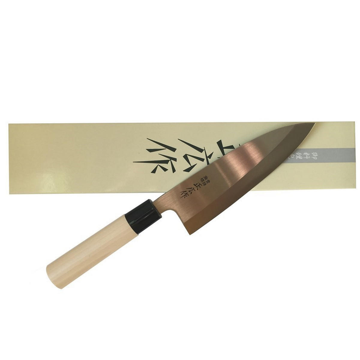FISCHFILETIERMESSER Silber 31/5.2/31 cm 10006 - Silberfarben, Holz (31cm) - Masahiro 