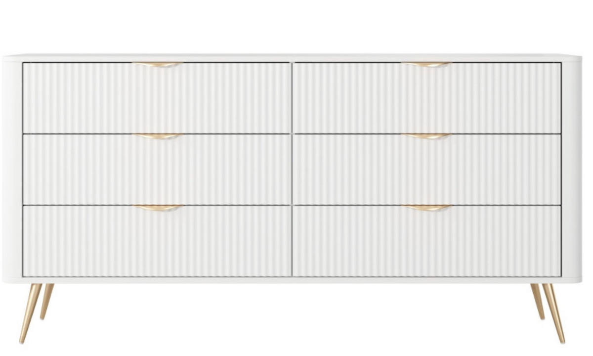 SIDEBOARD Weiss Lena - Weiß, Holzwerkstoff (163.2/81.2/38cm) - Sepro Meble
