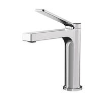WASCHTISCHARMATUR mit Spulen-Zertifiziertem Filterelement Verchromt - Chromfarben, Metall (17.3/4.6/19.5cm) - EMKE