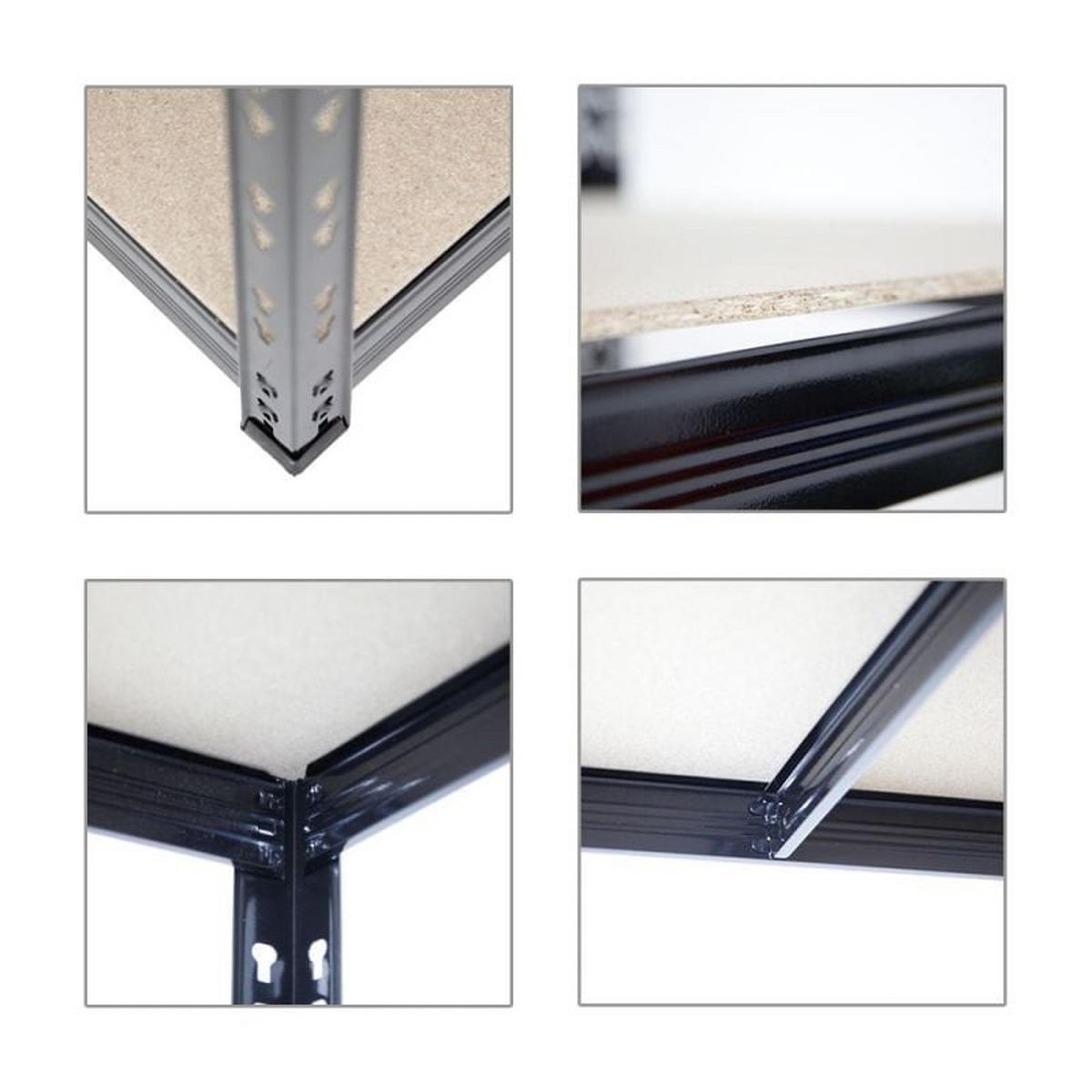 SCHWERLASTREGAL Tiger HxBxT 180x120x60 cm Fachlast 265kg Schwarz - Schwarz, Metall (120/180/60cm) - PROREGAL