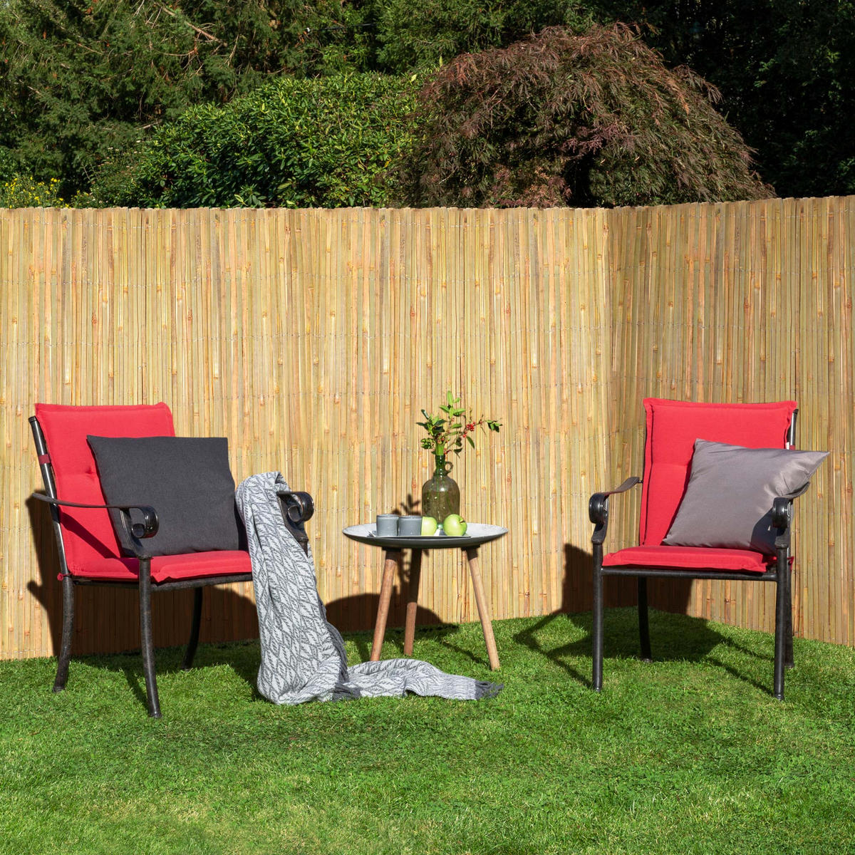 SICHTSCHUTZZAUN SolVision B89 120/600 cm Bambus - Naturfarben, Kunststoff (600/120cm) - Sol Royal