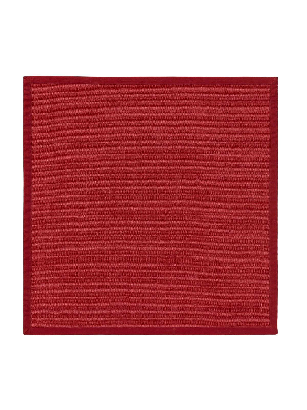 SISALTEPPICH Sana Rot 200x200 cm - Rot, Textil (200/200cm) - benuta Nest
