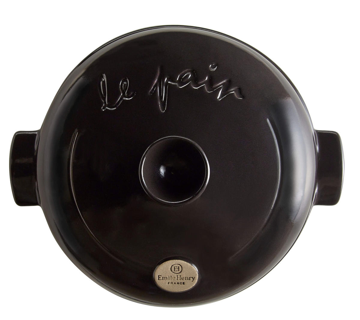 BROTBACKFORM Fusain - ø 28 cm / 4.5 Liter - Grau, Keramik (2/17/34cm) - Emile Henry