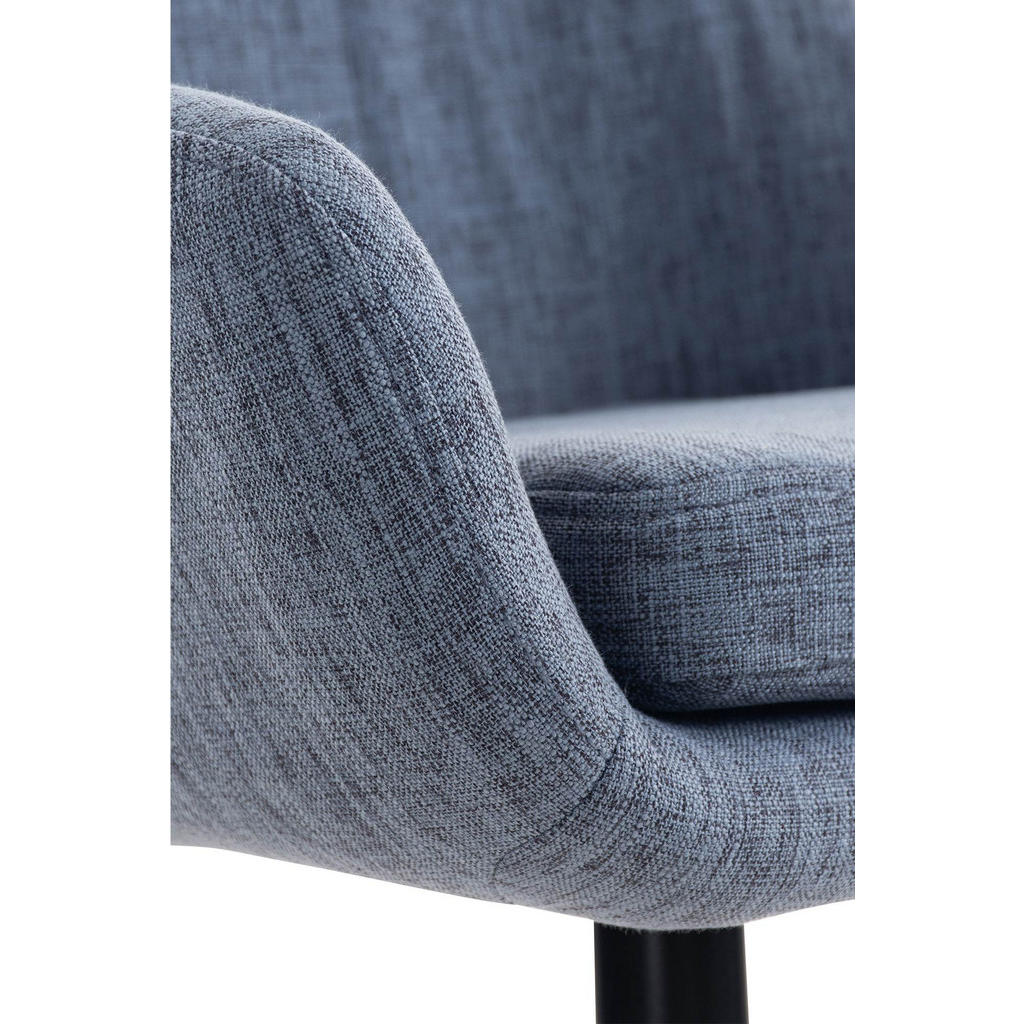 Thumbnail - CLP Barhocker, Blau, Textil, 55x99x46 cm, Esszimmer, Barmöbel, Barhocker