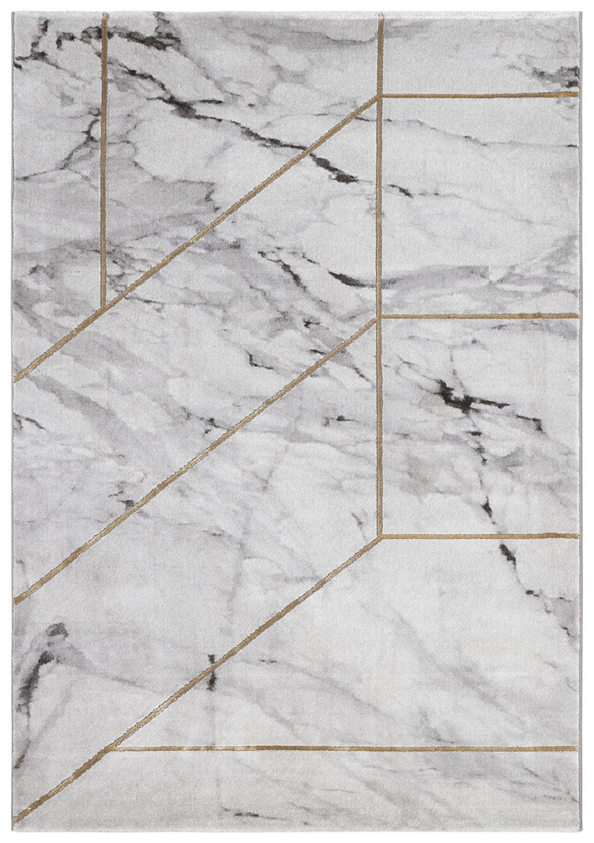 TEPPICH modern Flachgewebe MARBELO Grau 200 x 300 cm - Grau, Textil (200/300cm) - Novatrend