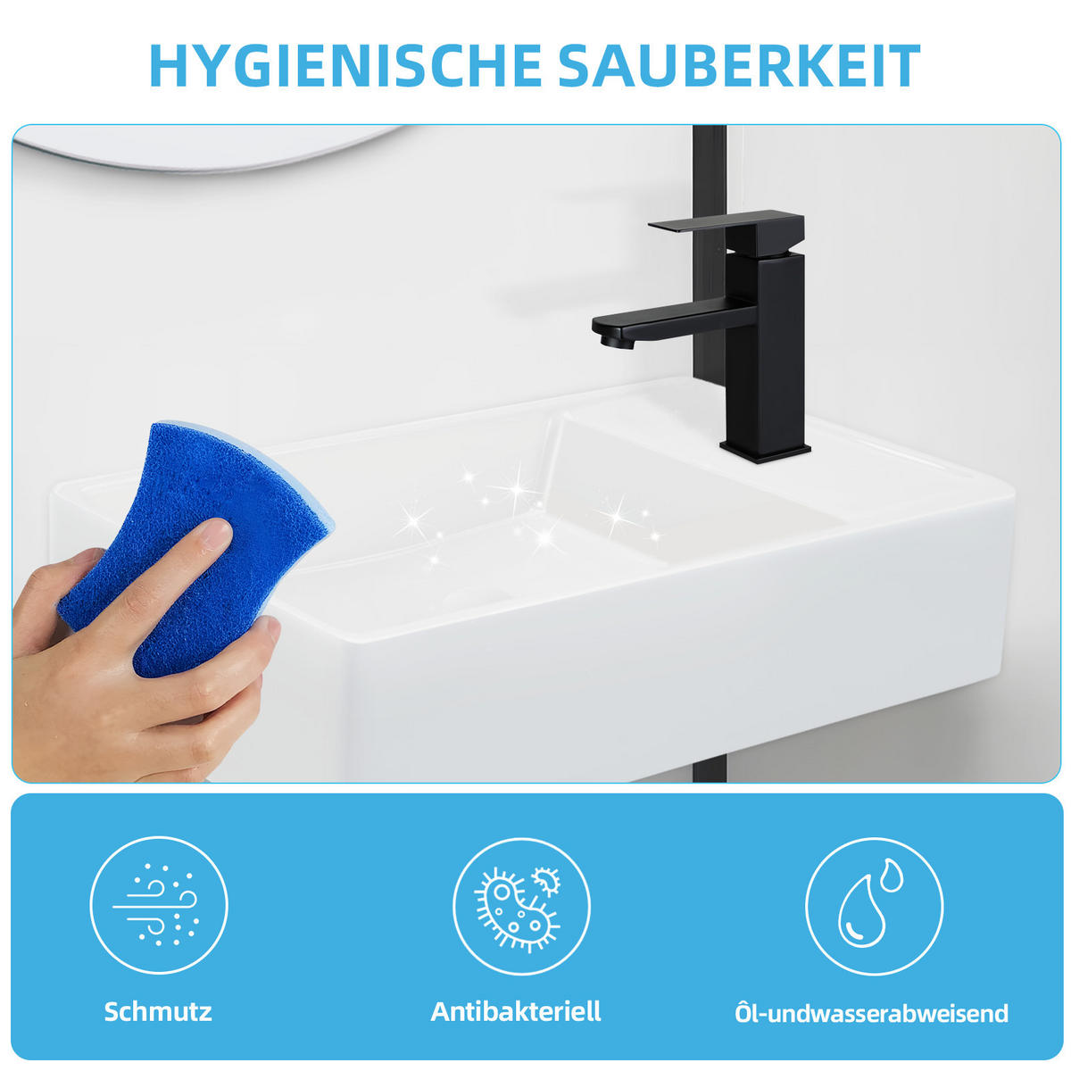 WASCHBECKEN Weiß 42/15/60 - Weiß, Keramik (42/15/60cm) - ZMH