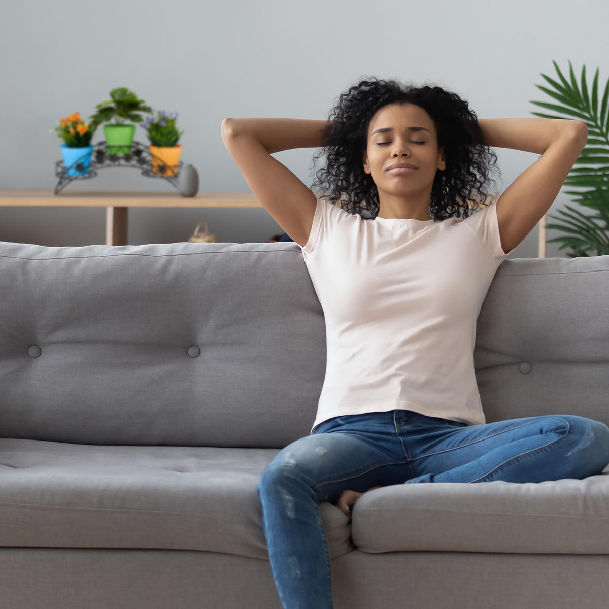 BLUMENTREPPE - Schwarz, Metall (55/21/19cm) - Relaxdays