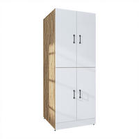 WASCHMASCHINENSCHRANK DORA-II 70cm Breit - Eiche Bianco, Holzwerkstoff (70/186/74cm)