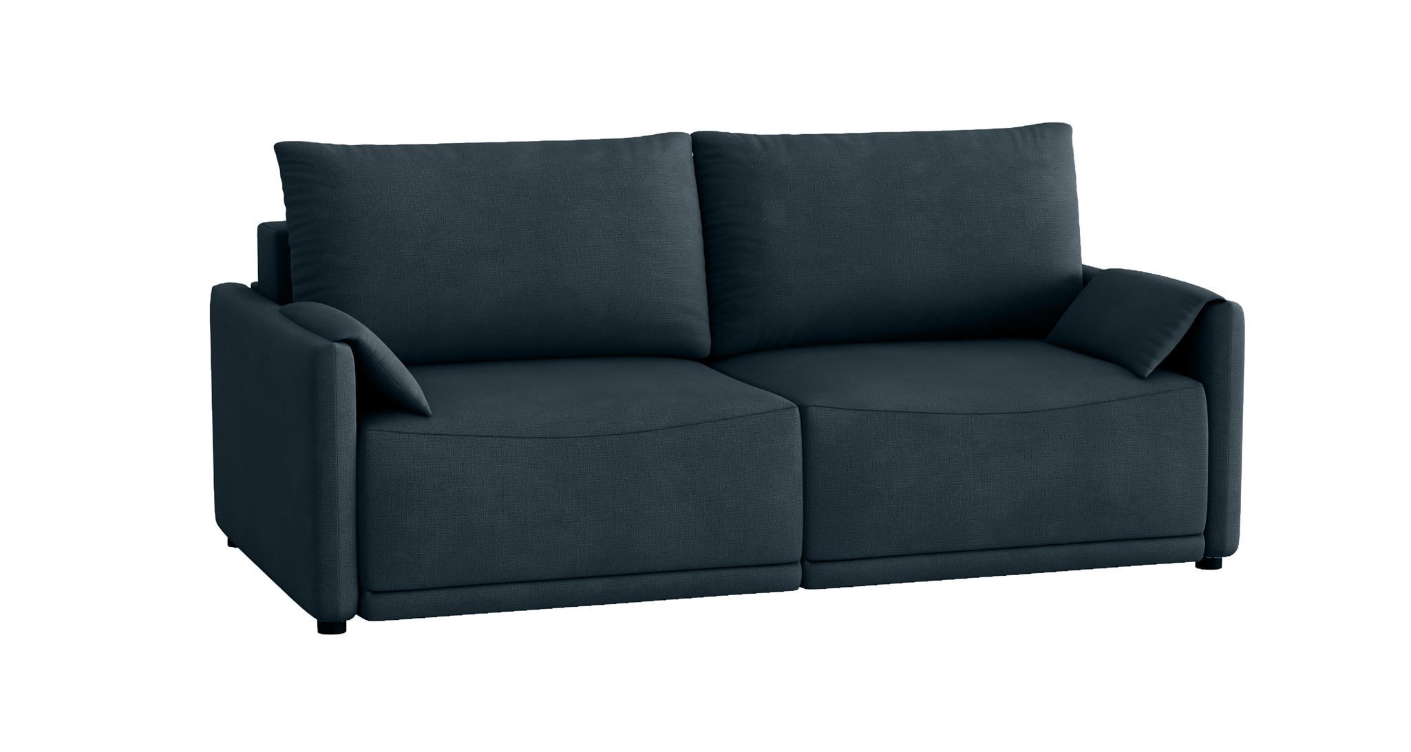 SCHLAFSOFA Mirena - Blau, Holzwerkstoff/Textil (215/100/112cm) - Fun Möbel