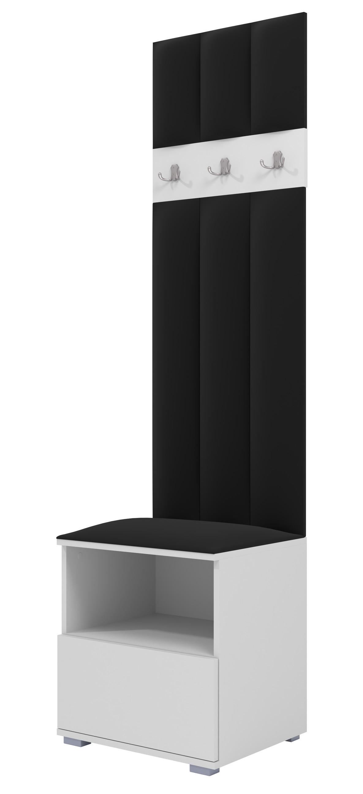 Ravio Gepolstert Weiß, Schwarz 50x187x40 cm