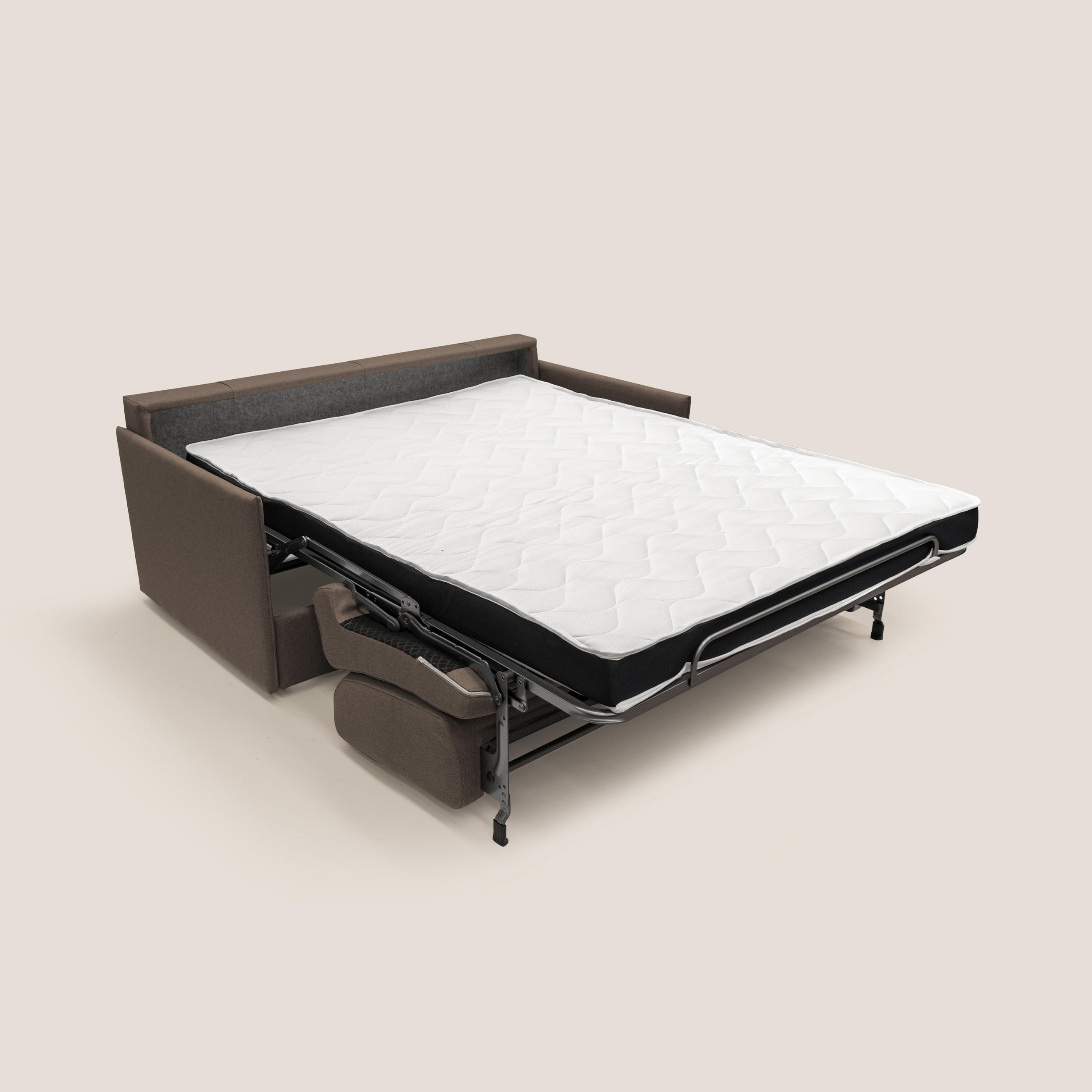SCHLAFSOFA Evans - Braun, Textil (189/96/96cm) - Divani.store