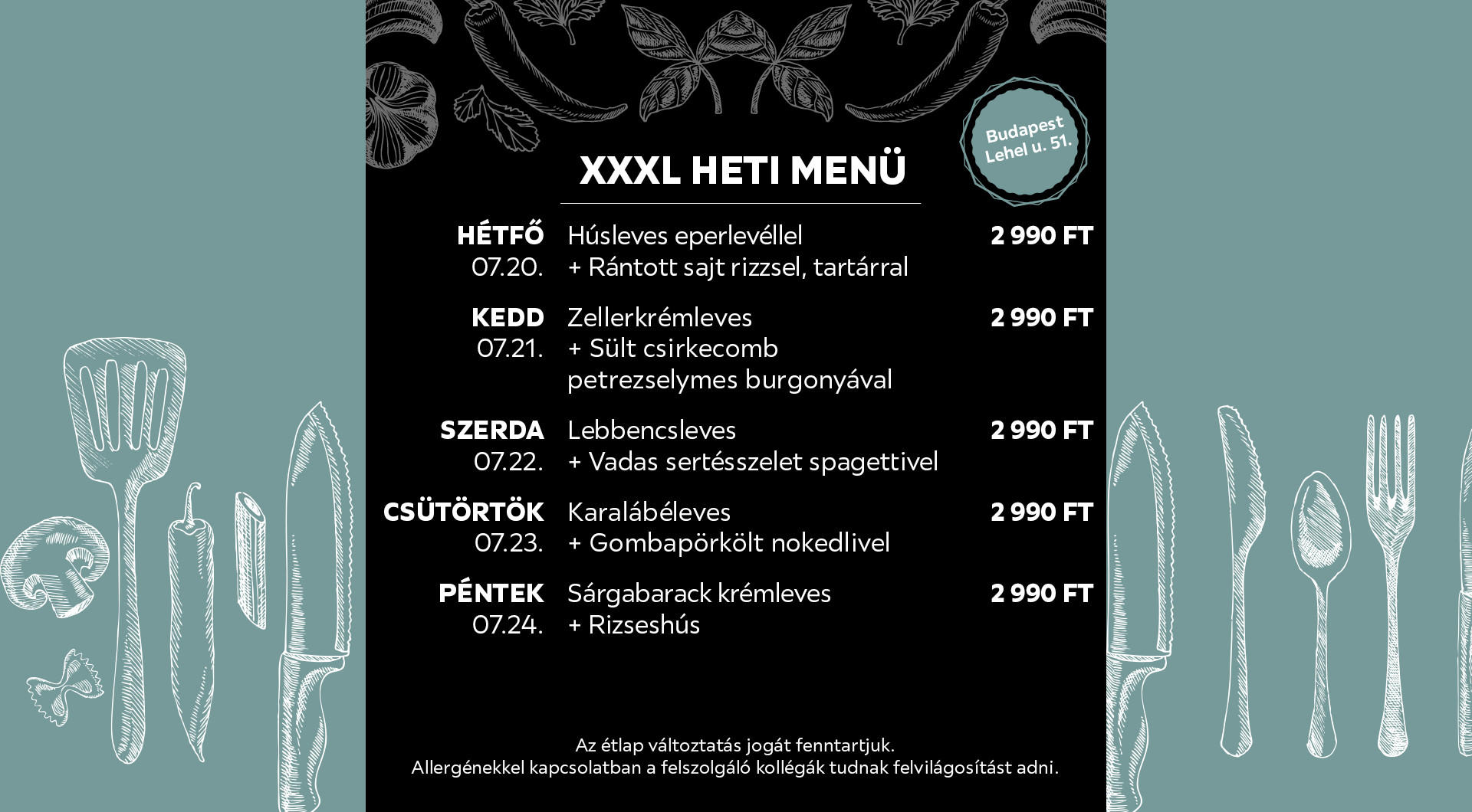 heti menü