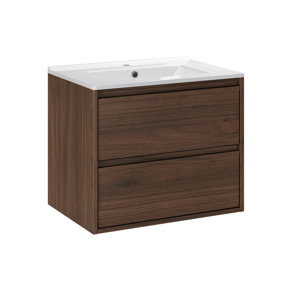 WASCHTISCH 61cm Edmé Holz - Braun, Holzwerkstoff (61/52/46cm) - Petits-meubles