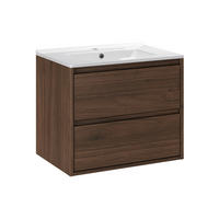 UMIVALNIK 61cm Edmé Les (temno lesno) - rjava, leseni material (61/52/46cm) - Petits-meubles