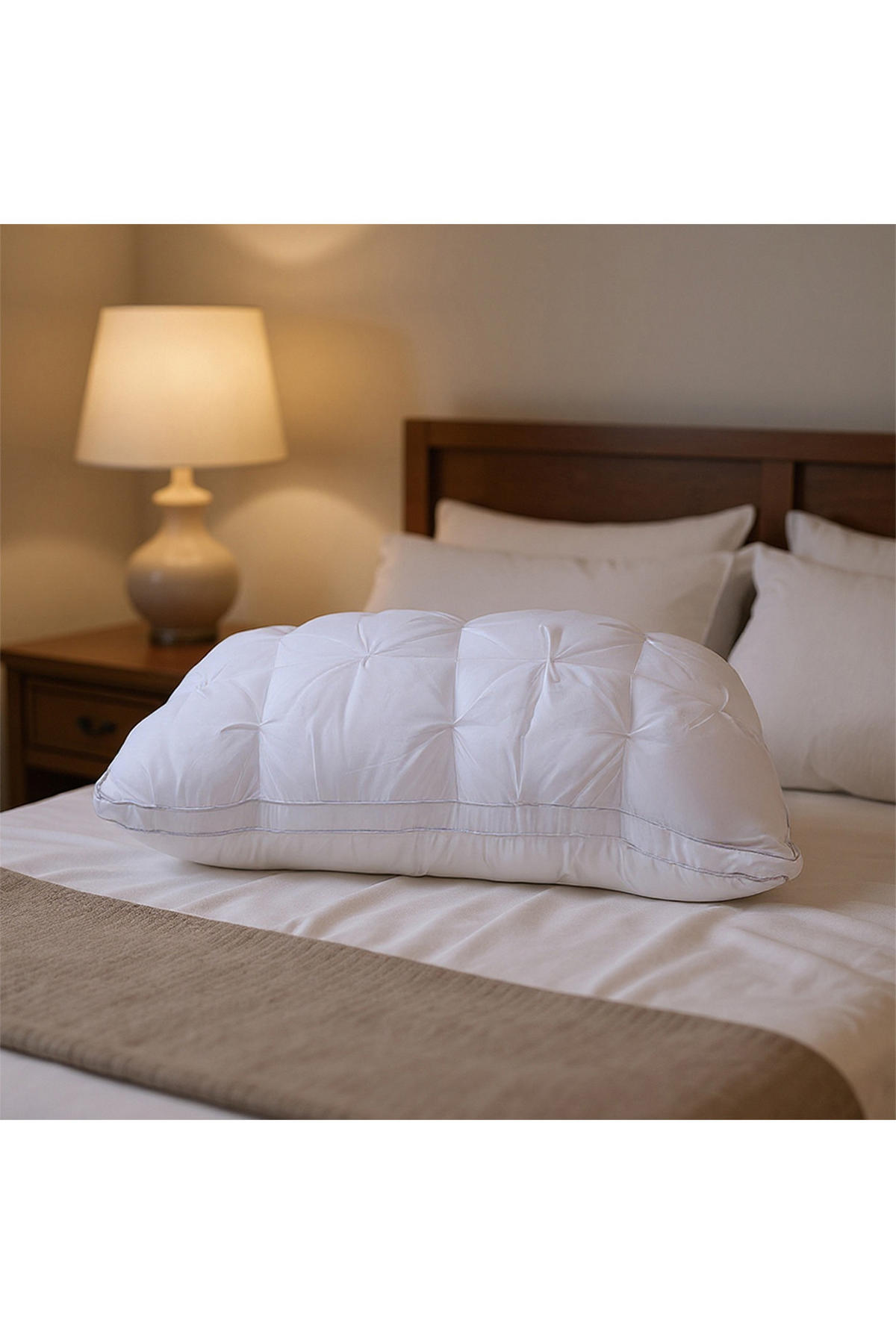 KISSENINLETT aus Polyester Weiß Reißverschluss Strapazierfähig und Langlebig Vakuumverpackt Pflegeleicht Vielseitig Einsetzbar 74 x 48 cm - Weiß, Textil (74/48cm) - Livingandhome