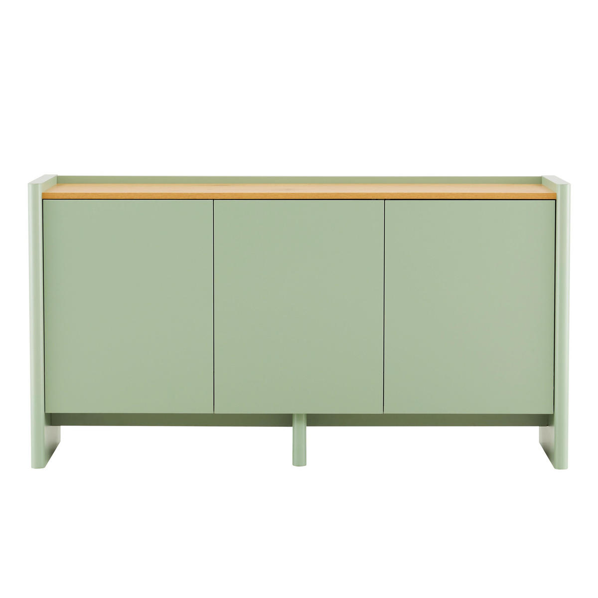 SIDEBOARD 140 cm, Ziegelrot - Orange, Holz (40/75/140cm) - Oviala