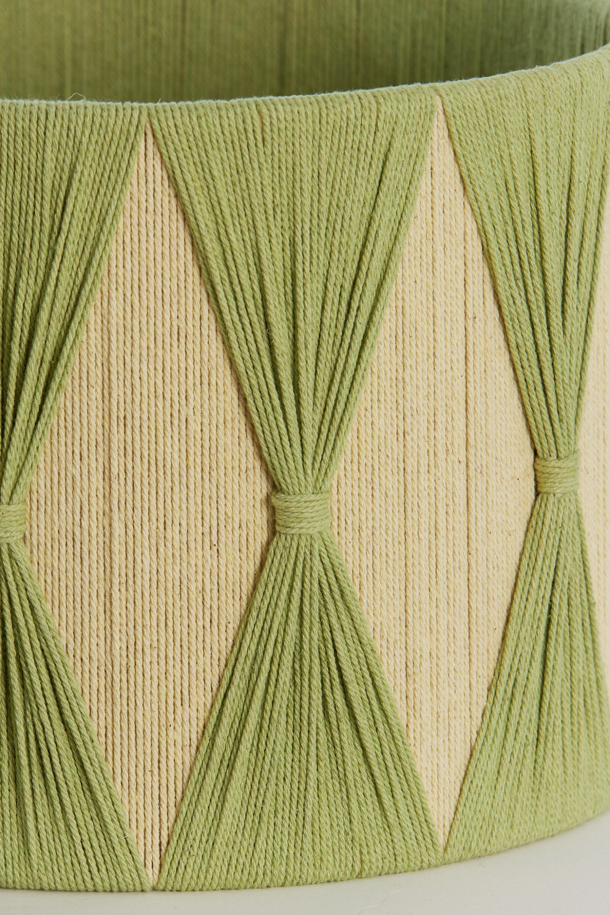 LAMPENSCHIRM Hannah Grün Ø25/18 cm - Grün, Textil (25/25/18cm) - Light & Living