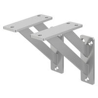 REGALHALTERUNGEN - Silberfarben, Metall (12/3/12cm) - ML-DESIGN