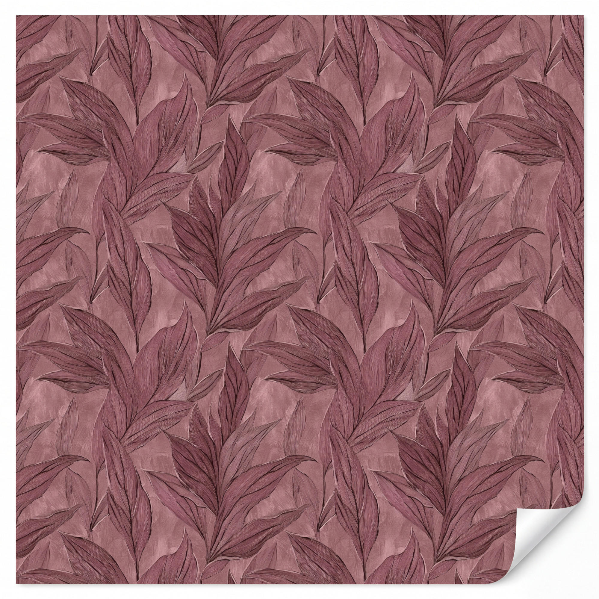 OnlyWow Tapete Altrosa 260x260 cm