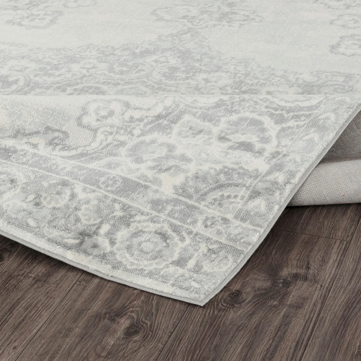 VINTAGE-TEPPICH Lola 200/290 cm Grau - Grau, Textil (200/290cm) - LIVABLISS