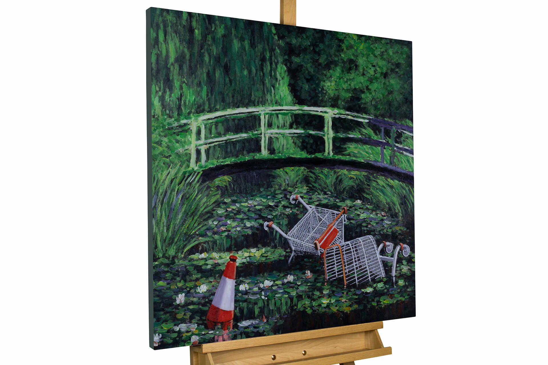 KUNSTLOFT OLEJOMALBA 80/80 cm, Město a architektura
