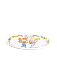 FRÜHSTÜCKSTELLER BFF in Bunt - 22cm - Multicolor, Keramik (21.8/21.8/2.5cm) - Blond Amsterdam