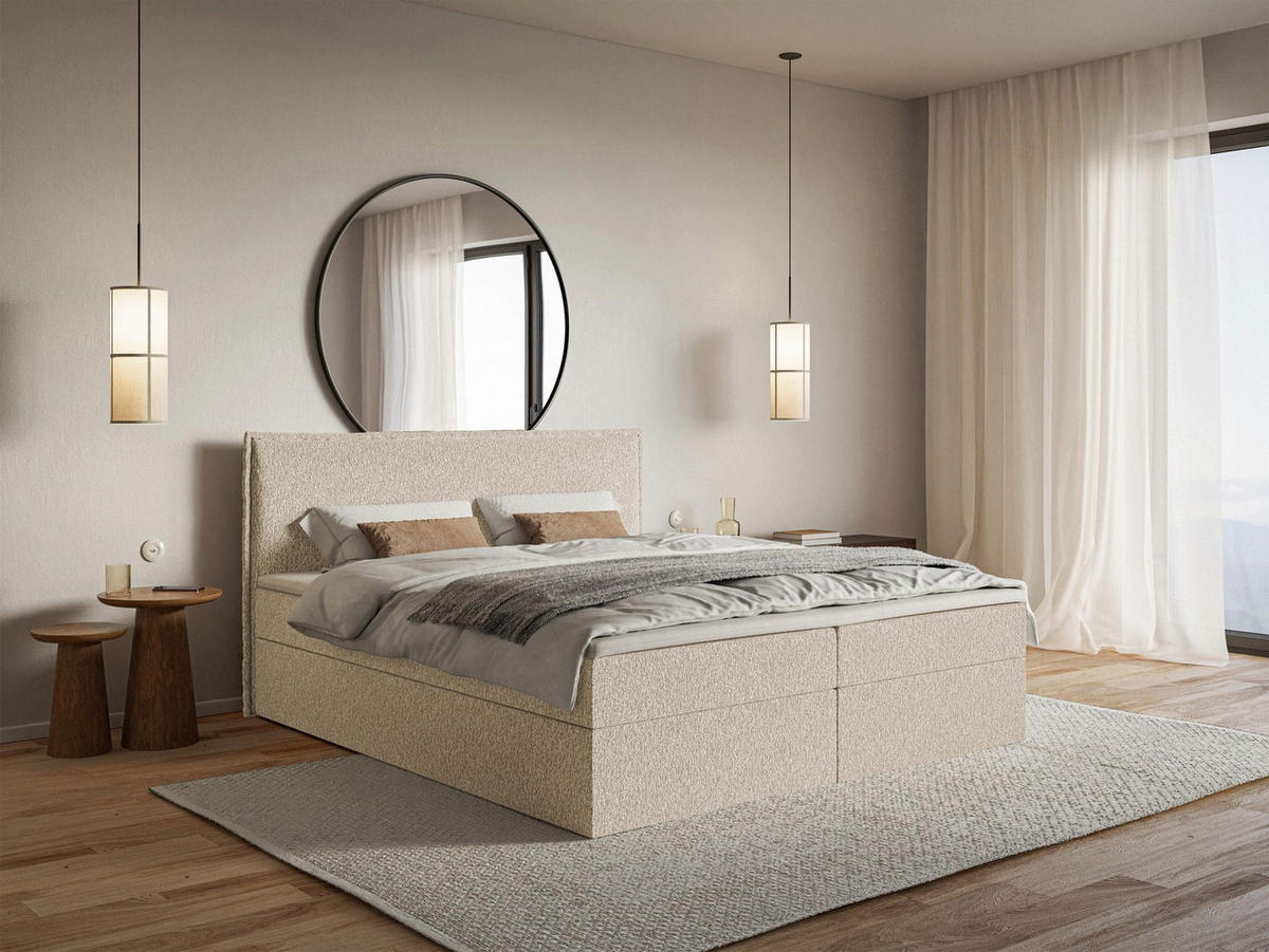 BOXBETT Softie Hellbeige Chenille 140x200 cm - Ecru, Textil (140/200cm) - Selsey