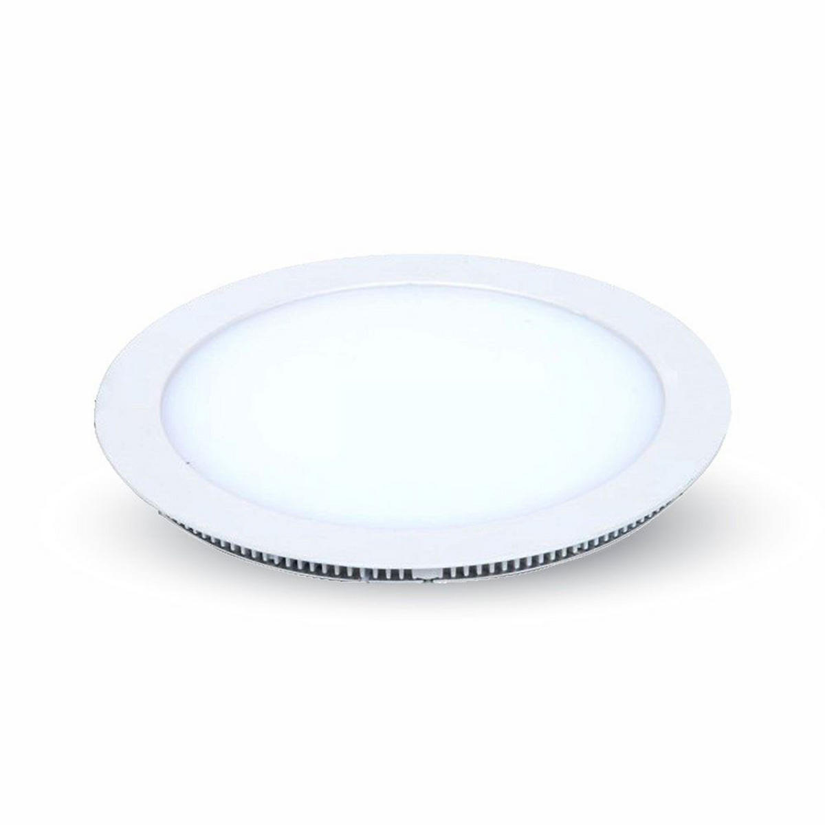 LED EINBAU DECKENLEUCHTE Weiß Rund - Weiß, Metall (14.5/14.5/2cm)