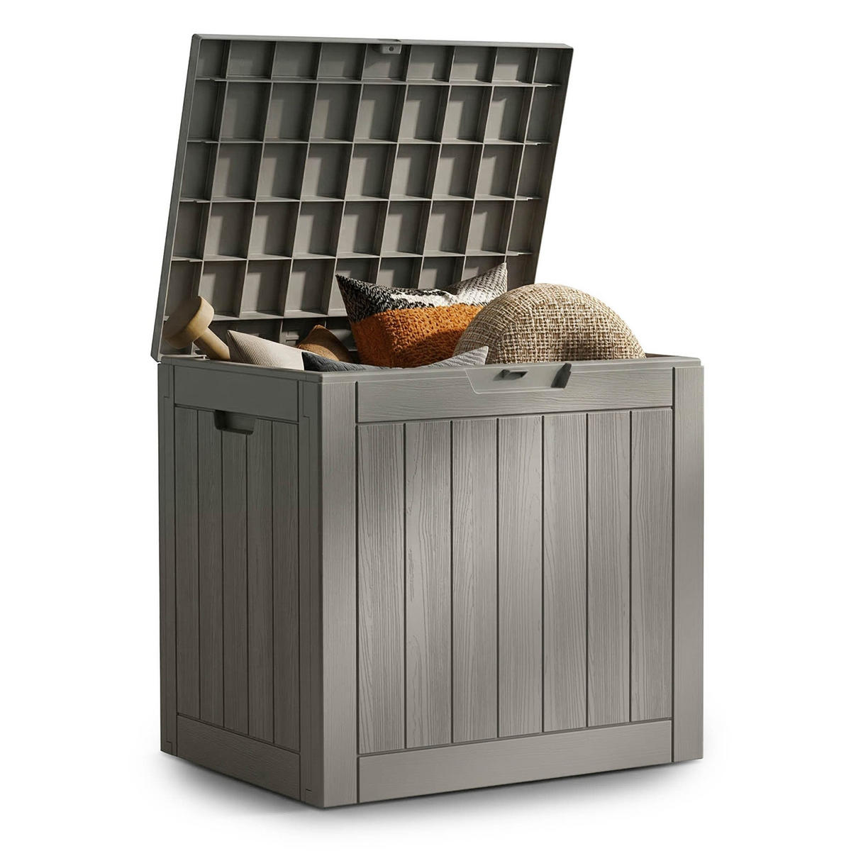 GARTENBOX 117L Grau - Grau, Kunststoff (56/53.2/43.1cm) - Akord