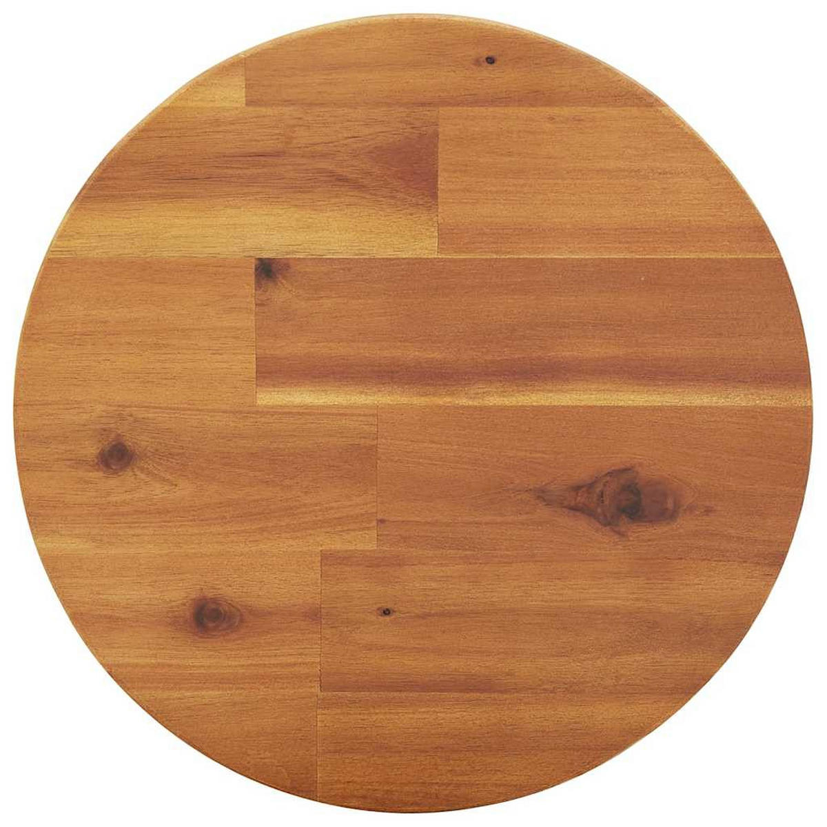 BARHOCKER Deni 2er-Set Akazie - Braun, Holz (34/76/34cm) - DELUKE