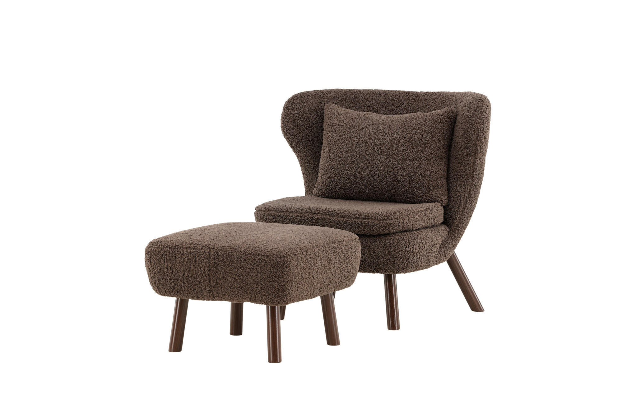 SESSEL RYXO Braun 61x85x80 cm - Braun, Textil (61/80/85cm) - FURNLUX