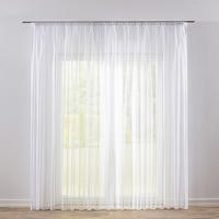 GARDINE Voile mit Kräuselband und Bleiband, weiß, 300x245 cm - Weiß, Textil (300/245cm) - Dekoria