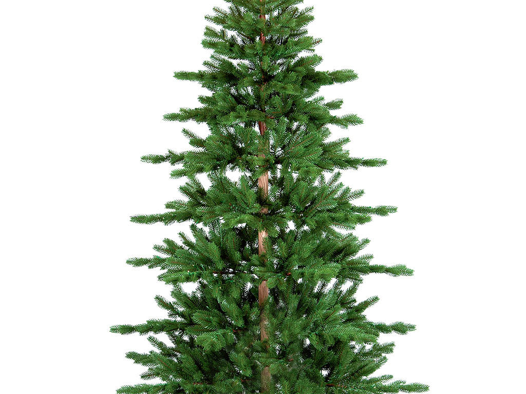 WEIHNACHTSBAUM künstlicher DELUXE WOODY 180 cm, grün, 2D/3D, 519 Zweige, inkl. Metallständer - Grün, Kunststoff/Metall (104/180cm) - LAALU