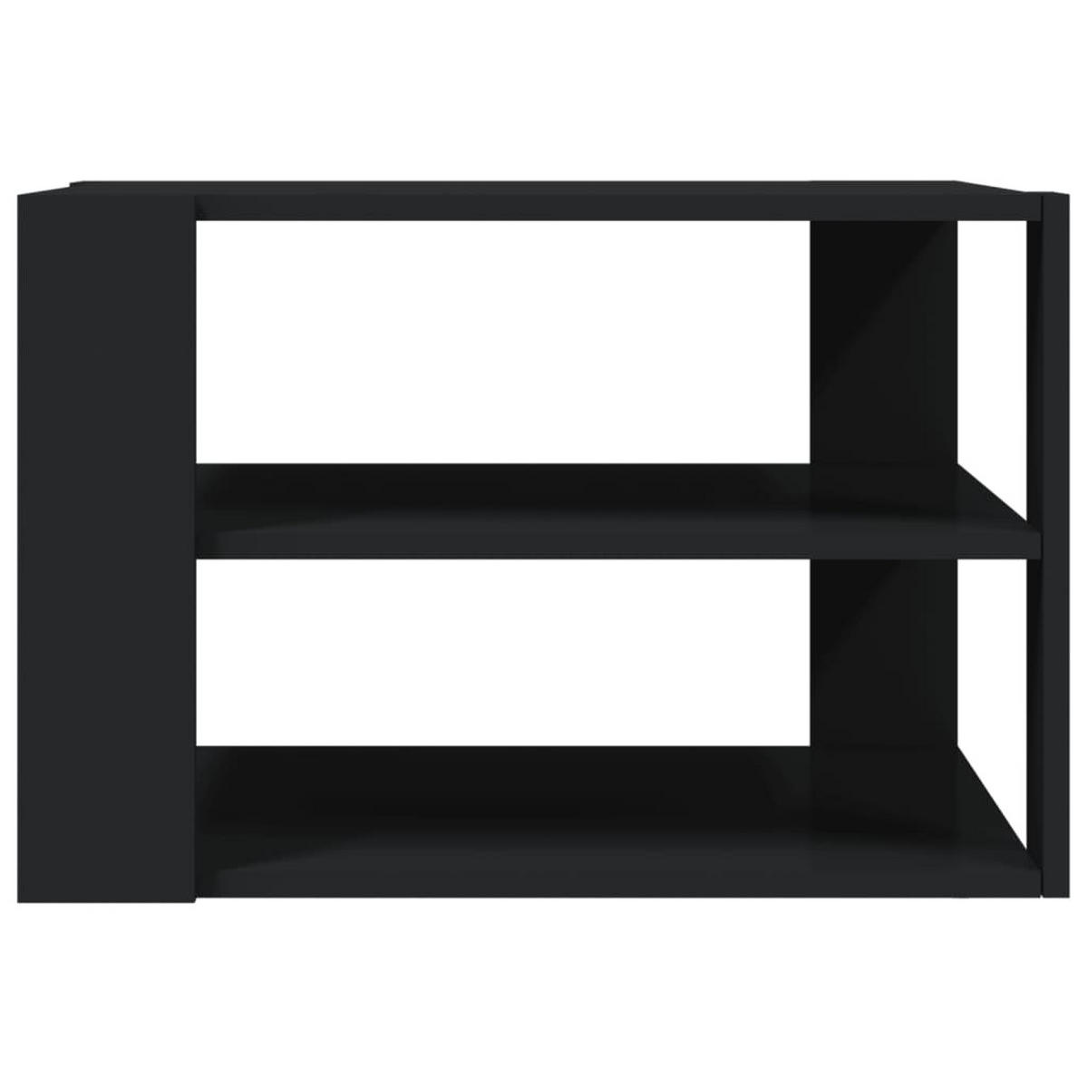 COUCHTISCH Schwarz 59,5x59,5x40 cm Holzwerkstoff - Schwarz, Holzwerkstoff (59.5/59.5/40cm) - furnicato