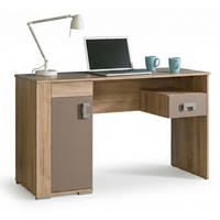 SCHREIBTISCH Bravo Eiche Sonoma / Trüffel 130 / 51 / 78cm - Eichefarben/Trüffeleichefarben, Holz/Holzwerkstoff (51/130/78cm) - Feldmann-Wohnen