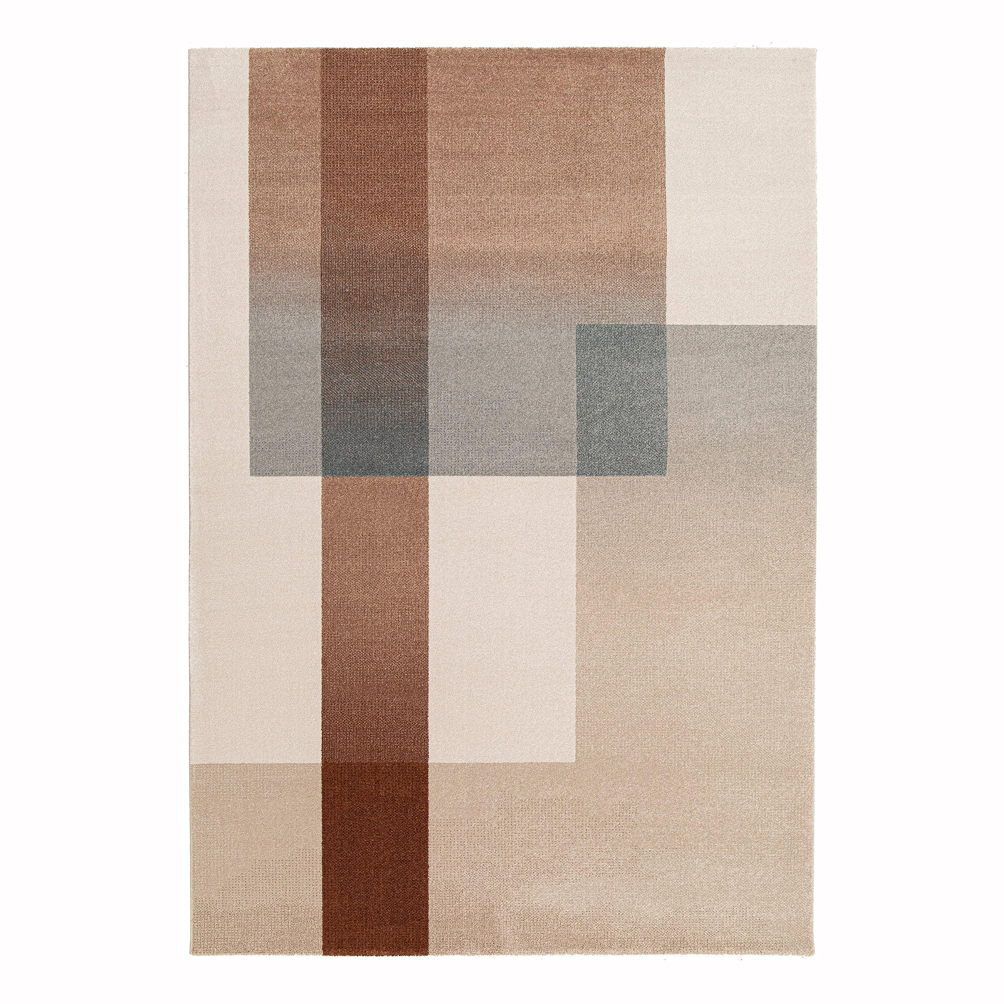 TEPPICH aus recycelten Fasern im Designstil bruin - Braun, Textil (200/290cm) - AFK Living