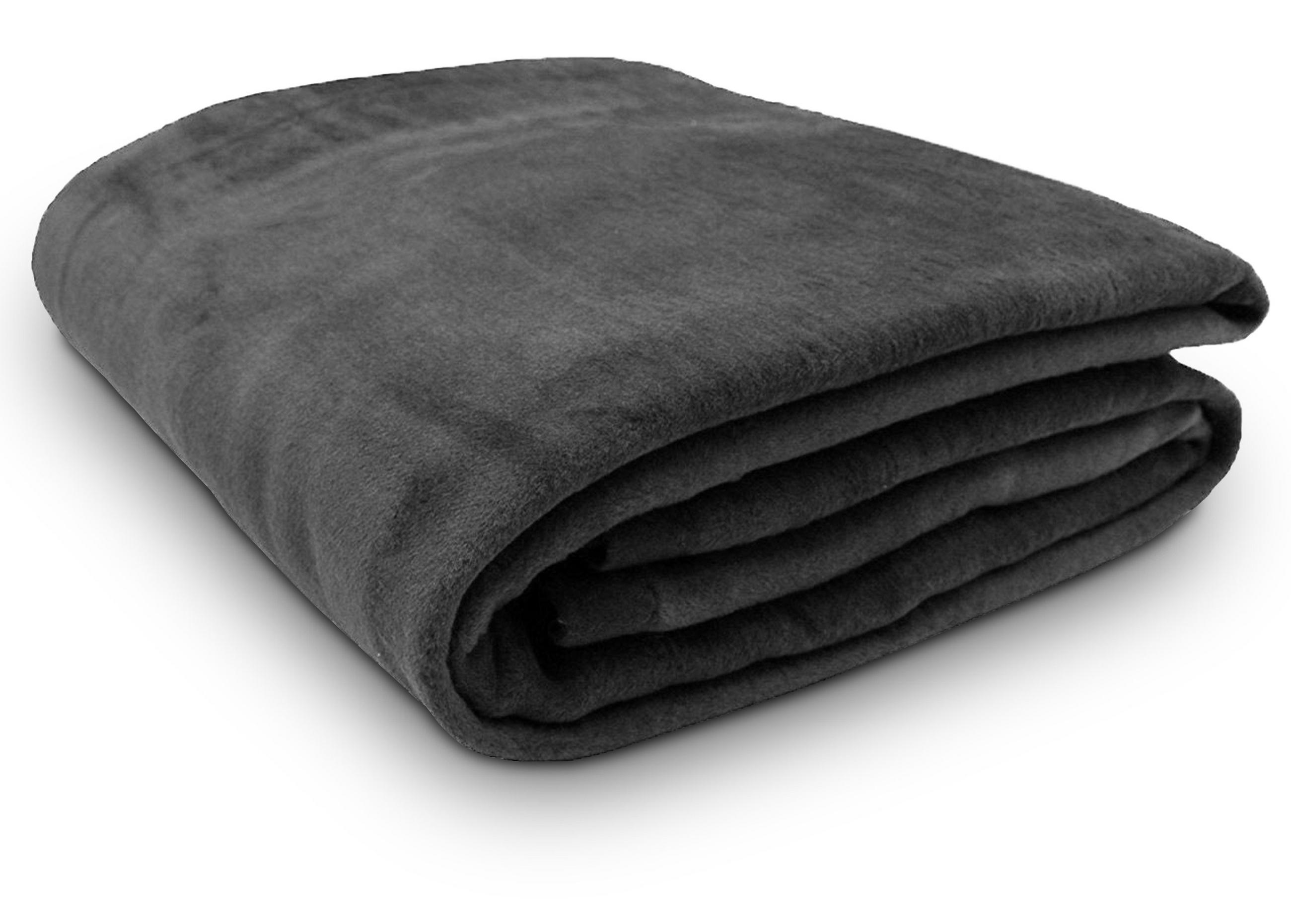 Zollner Kuscheldecke, Graphit 150x200 cm