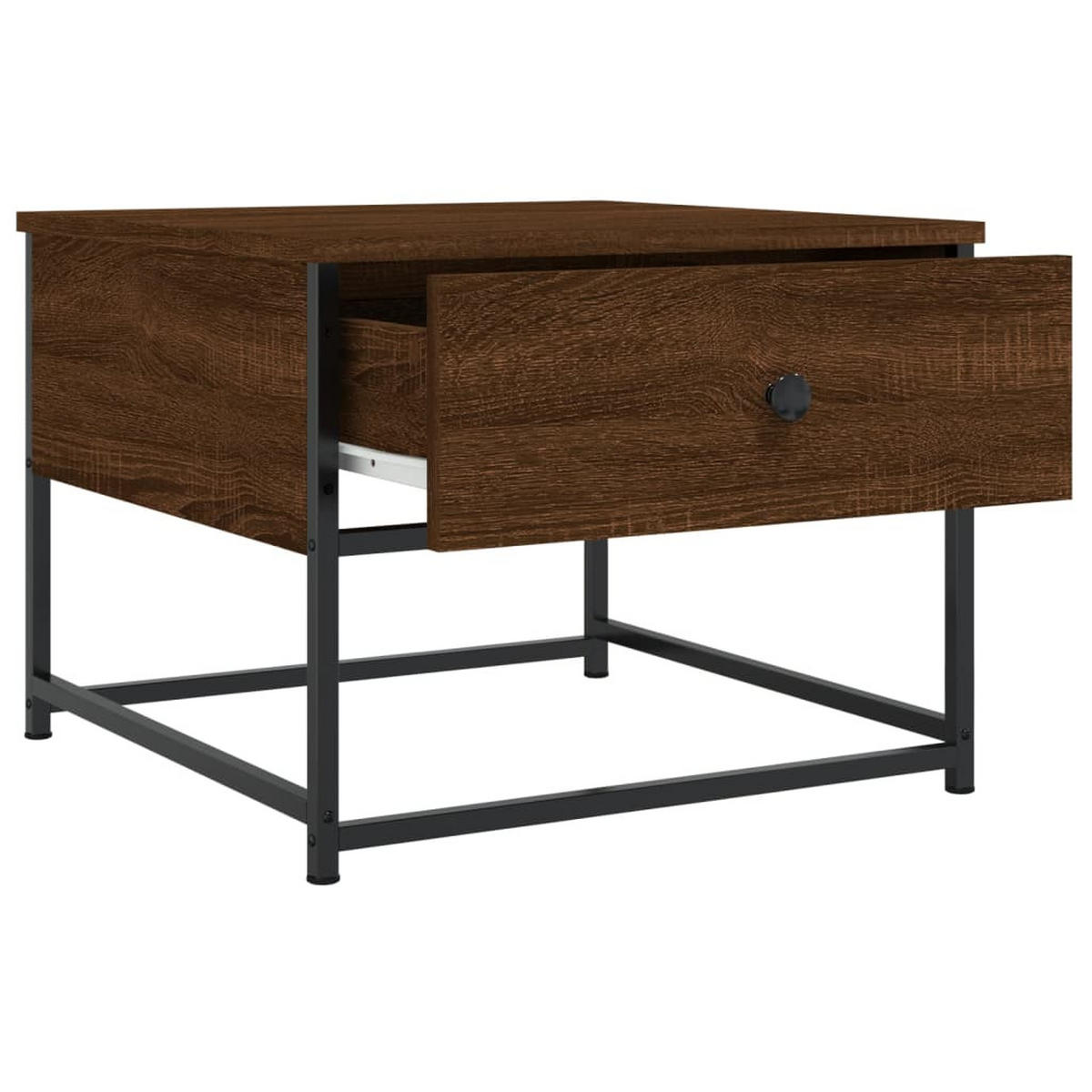 COUCHTISCH Braun Eichen-Optik 51x51x40 cm Holzwerkstoff - Braun, Holzwerkstoff (51/51/40cm) - furnicato