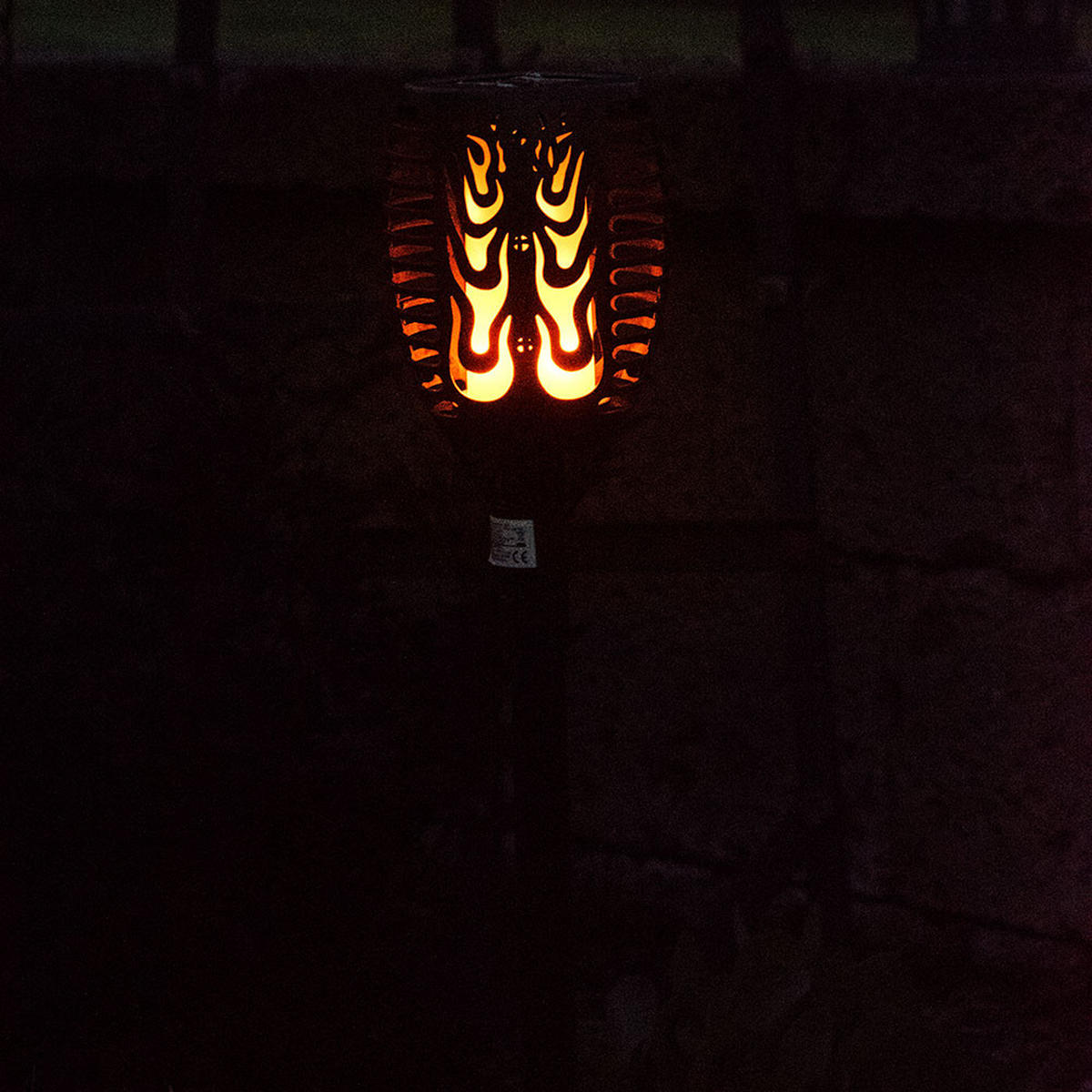 LED AUSSENLEUCHTE Solarlampe Schwarz - Schwarz, Kunststoff (12/85/12cm)