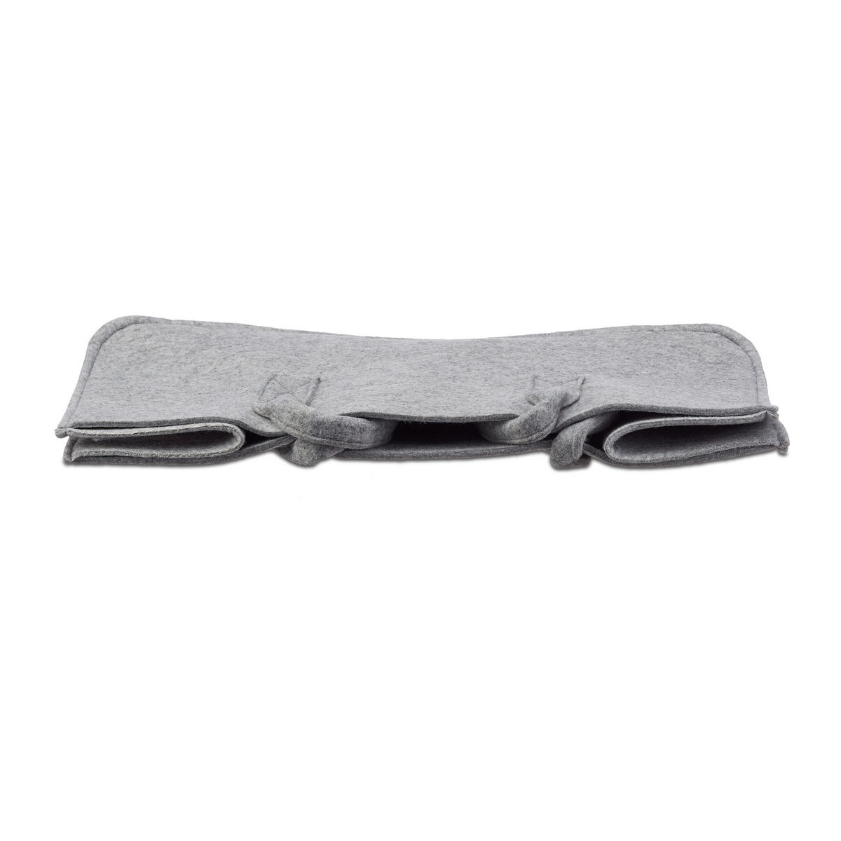 KAMINHOLZTASCHE - Grau, Textil (25/25/50cm) - Relaxdays