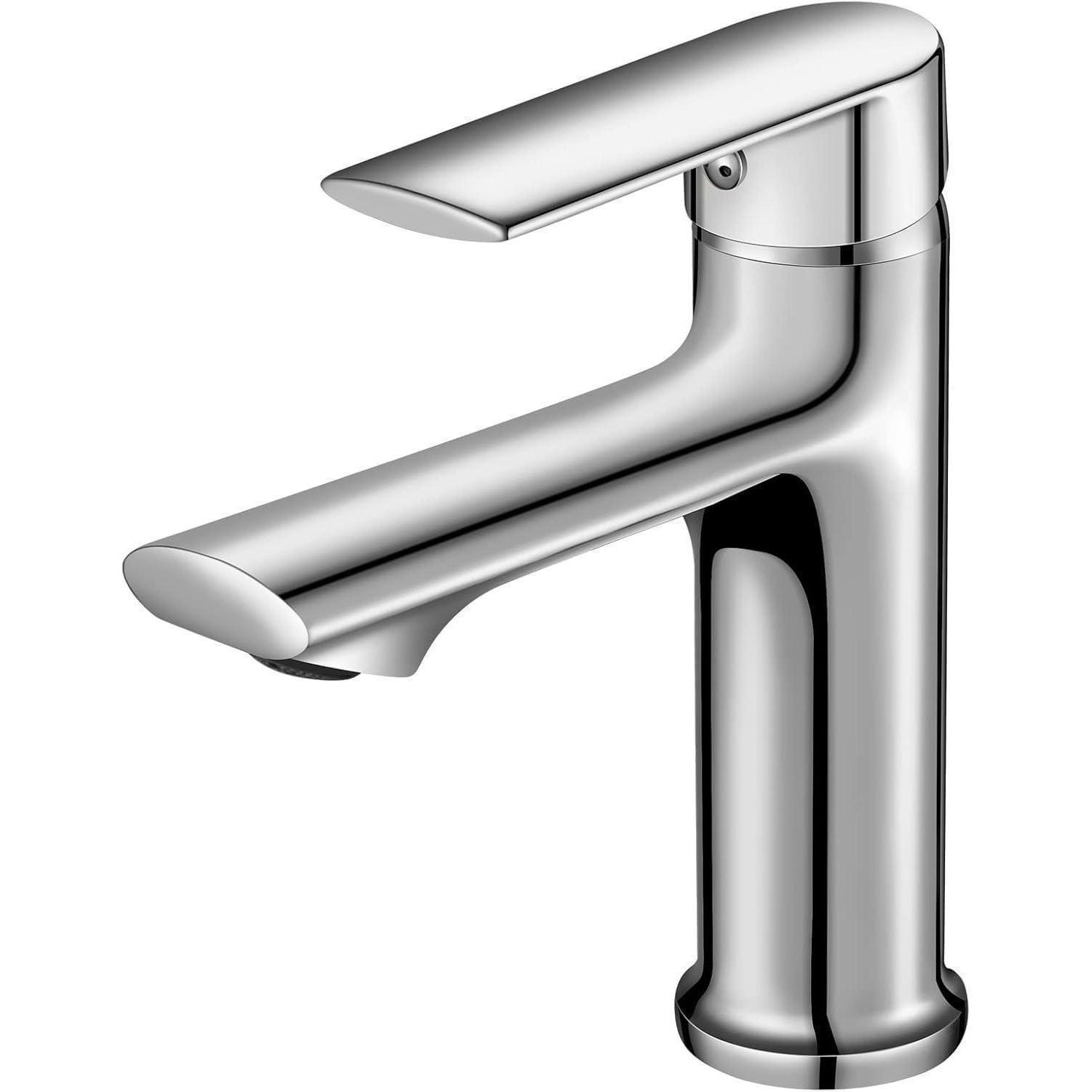 WASCHTISCHARMATUR Chrom Wassersparend - Silberfarben, Metall (1/2/1cm)