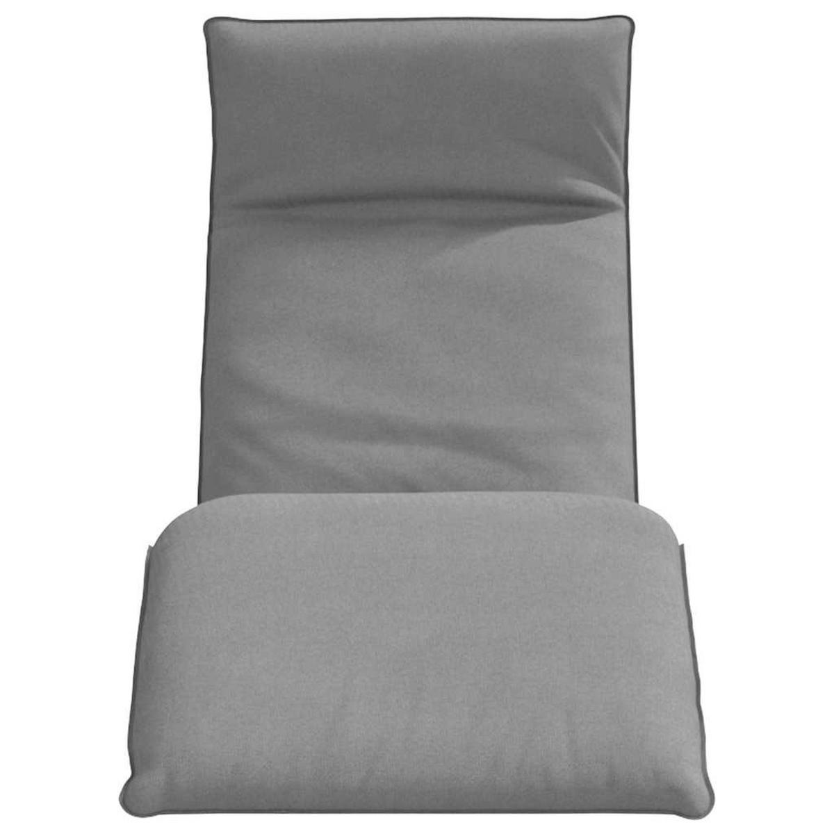 SONNENLIEGE Klappbar Grau 175/54/8.5 Cm Oxford-Gewebe - Grau, Textil (175/8.5/54cm) - vidaXL