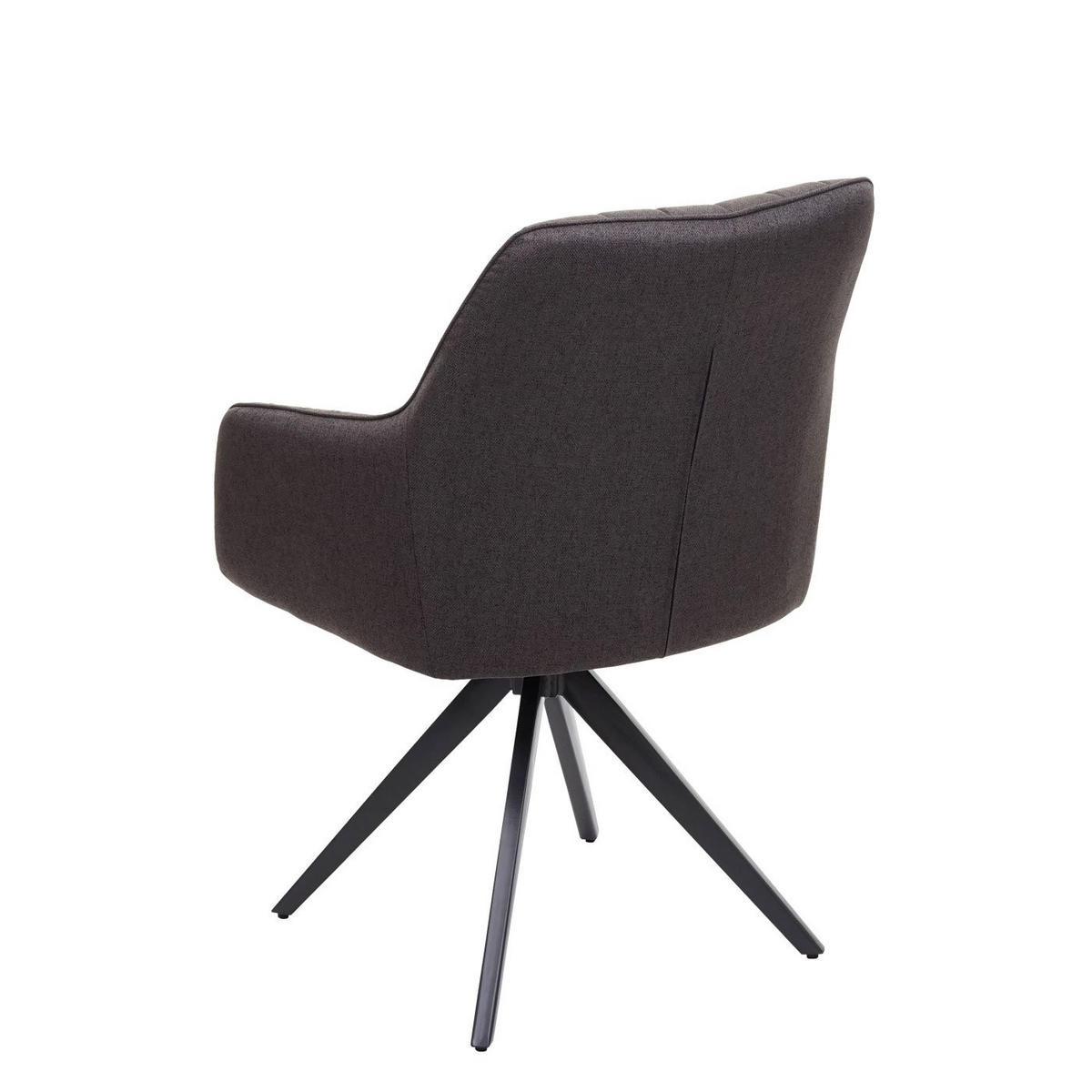 ESSZIMMERSTUHL Braun 6er-Set - Graubraun/Braun, Textil (58/87/62cm) - MCW