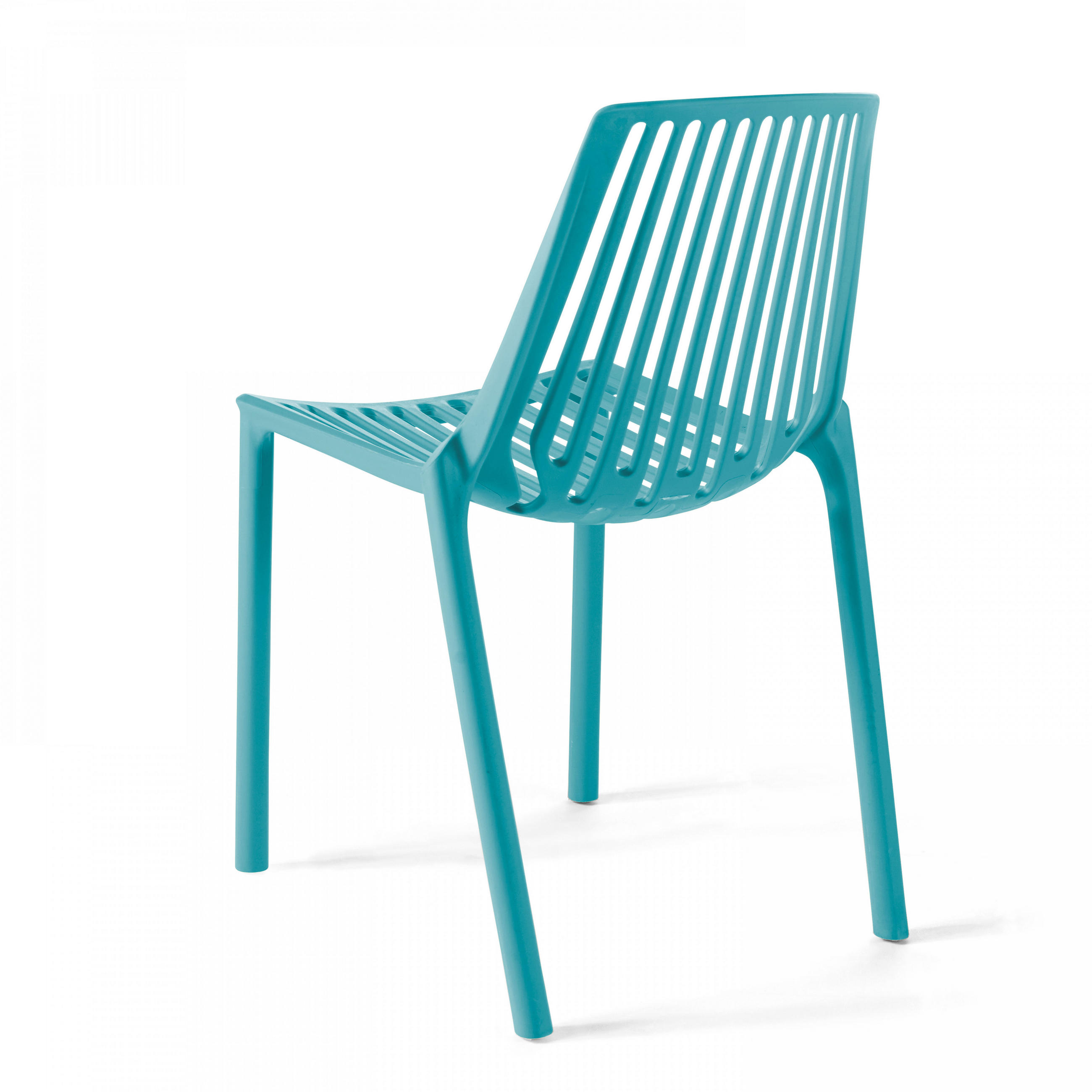 GARTENSTUHL, Blau - Blau, Kunststoff (55/80/46cm) - Oviala