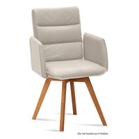 ARMLEHNSTUHL (8er-Set) Dodie 52x92x60 Eiche geölt/Natur - Eichefarben/Naturfarben, Kunststoff (60/92/52cm) - 58aufmkessel