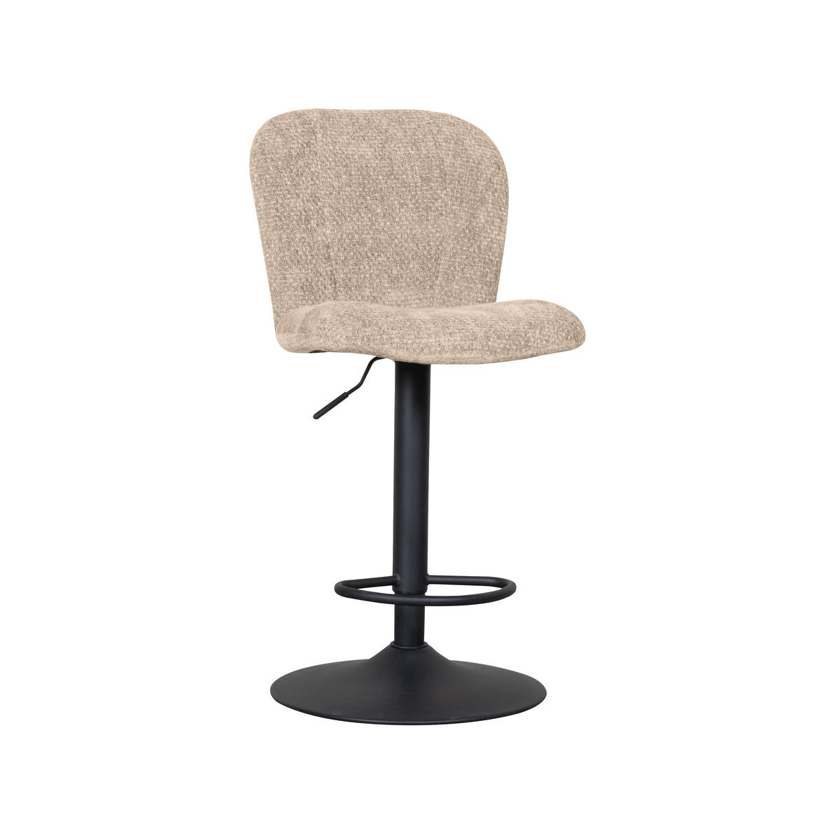 BARHOCKER Vino Beige 53/45/116 cm 2er-Set - Creme, Textil (45/116/53cm) - LABEL51