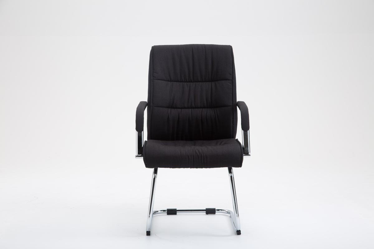 SCHWINGSTUHL Stoff schwarz - Chromfarben/Schwarz, Textil/Metall (58/100/66cm) - CLP