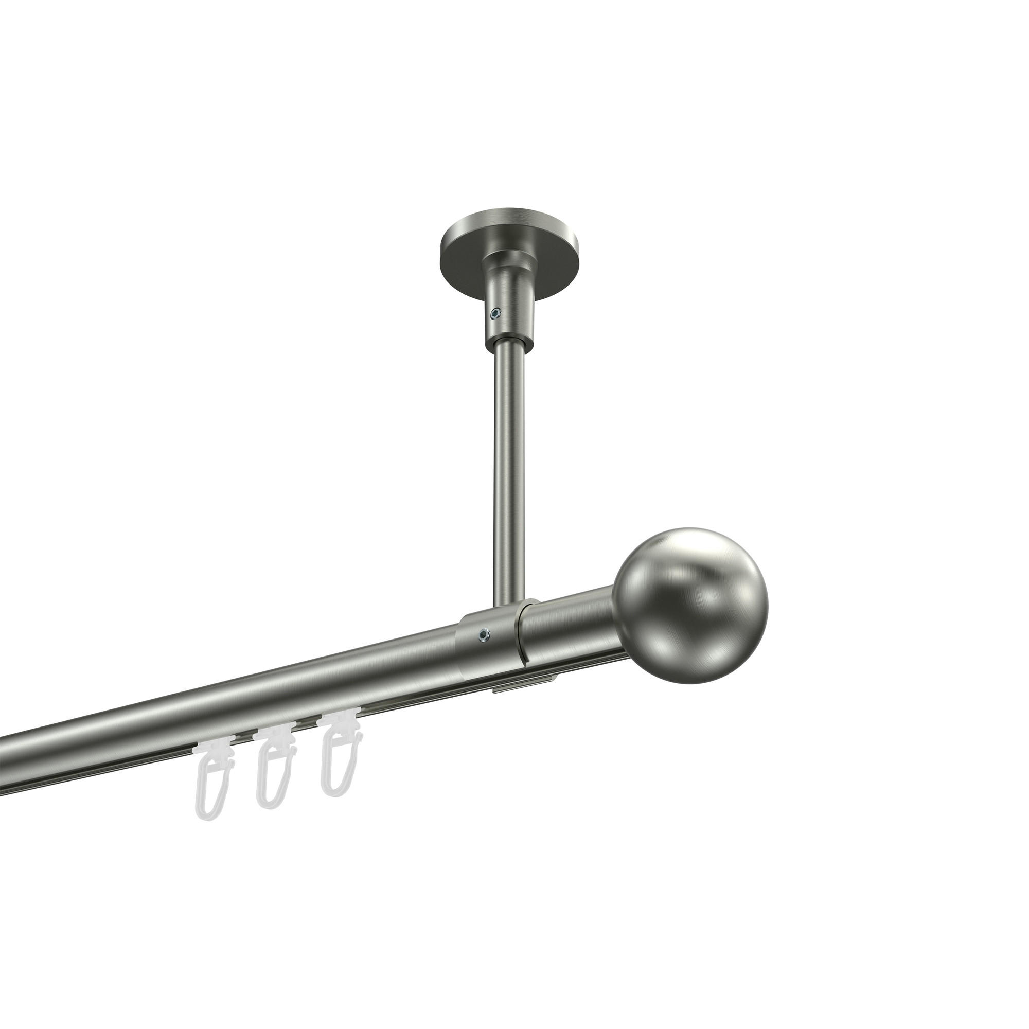 Interdeco Gardinenstange Edelstahl 100 cm